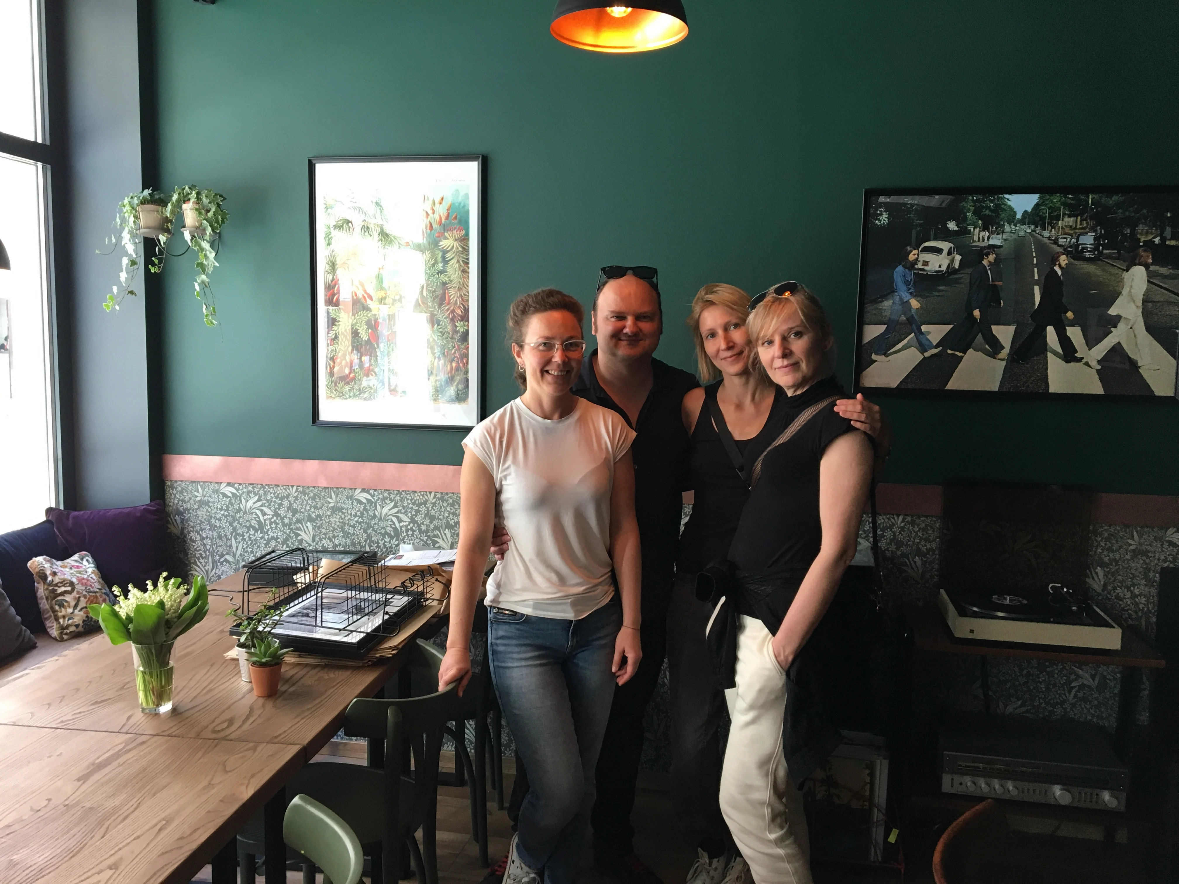 Ekipy filmowe w restauracji Ponad Czasem